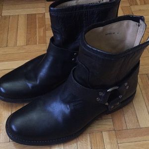 Frye Phillip Harness Leather Boots